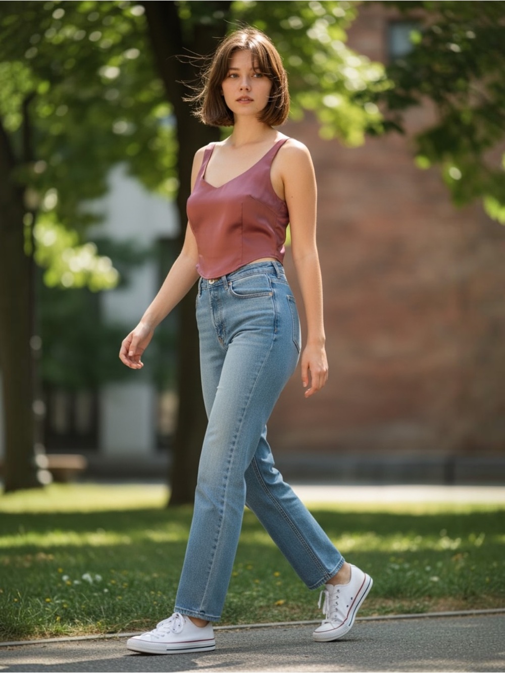 Wild Fable Satin Corset Crop Top - Burgundy Rust